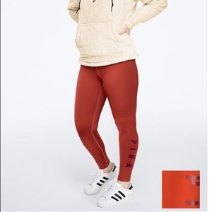 Pink Fleece Lined Legging